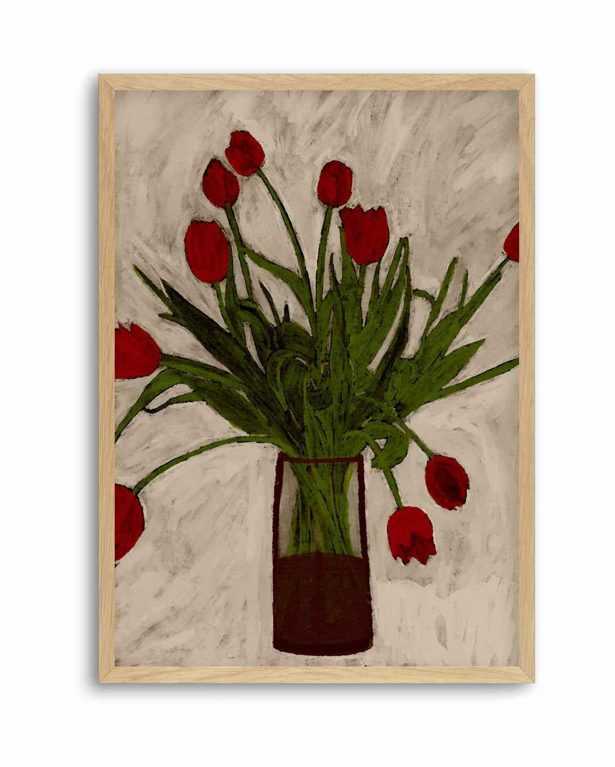 Bouquet of Tulips by Shatha Al Dafai | Art Print from Olive et Oriel where you can shop wallpaper and artworks online