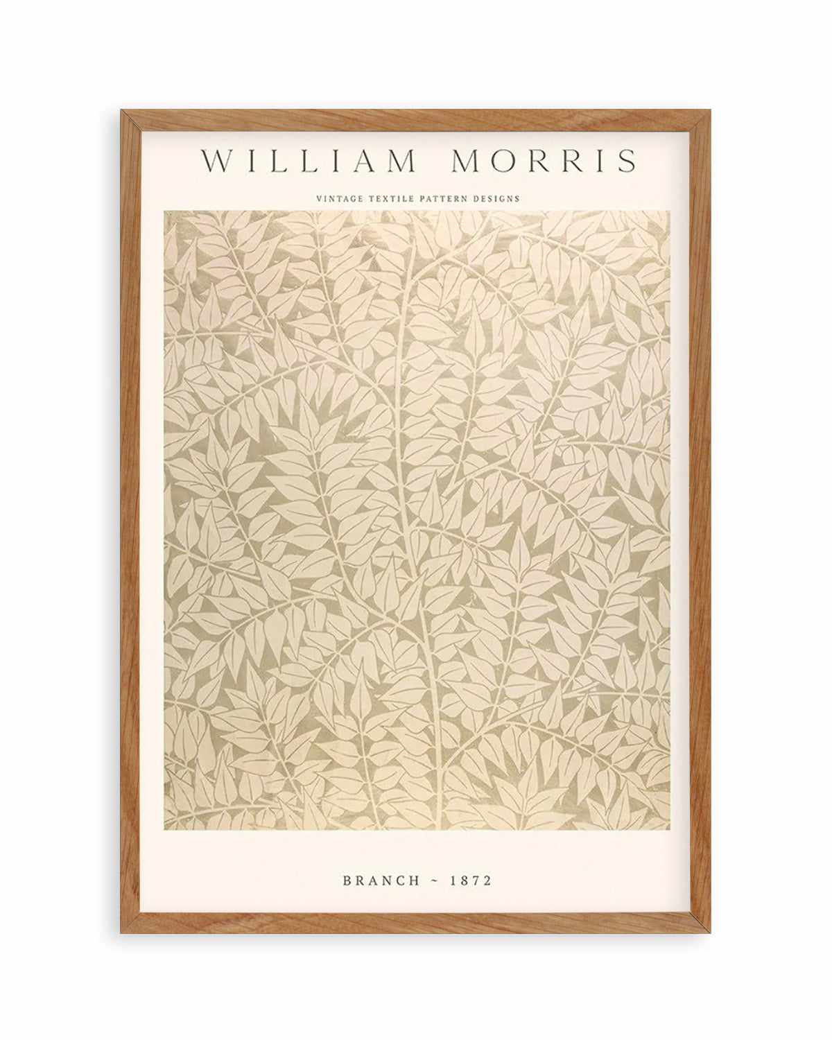 Branch by William Morris Art Print