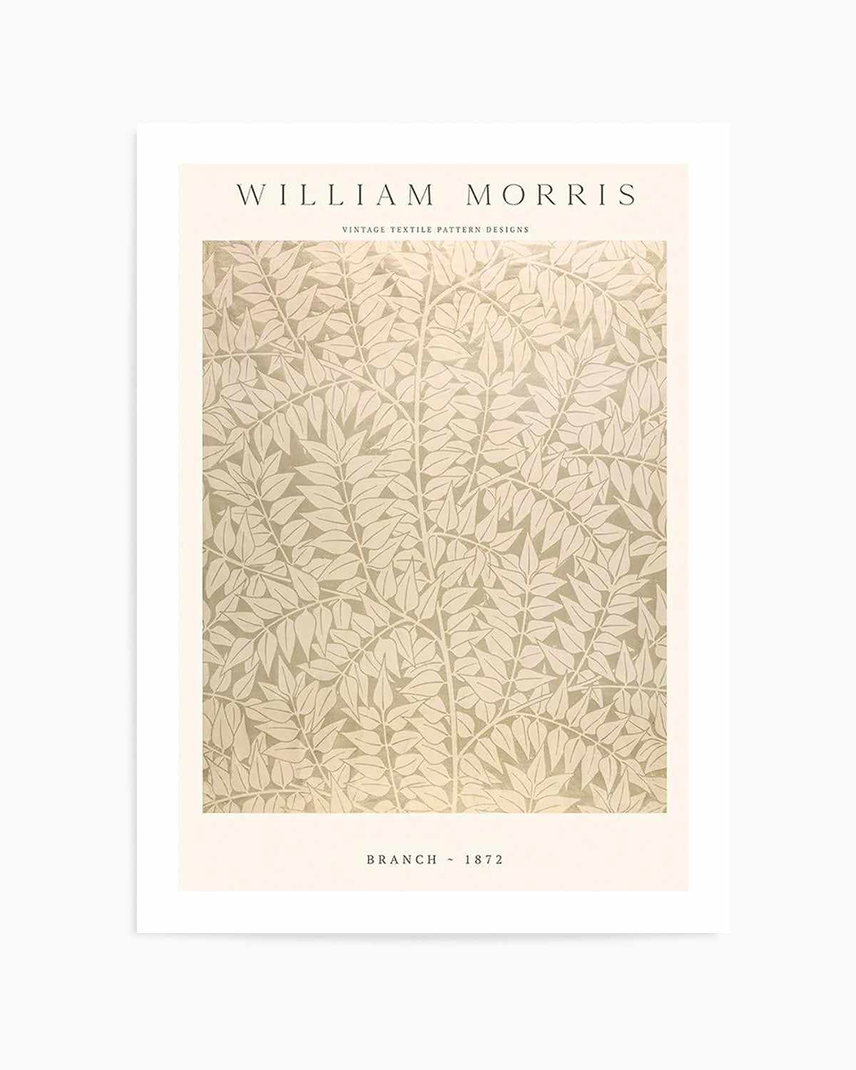 Branch by William Morris Art Print