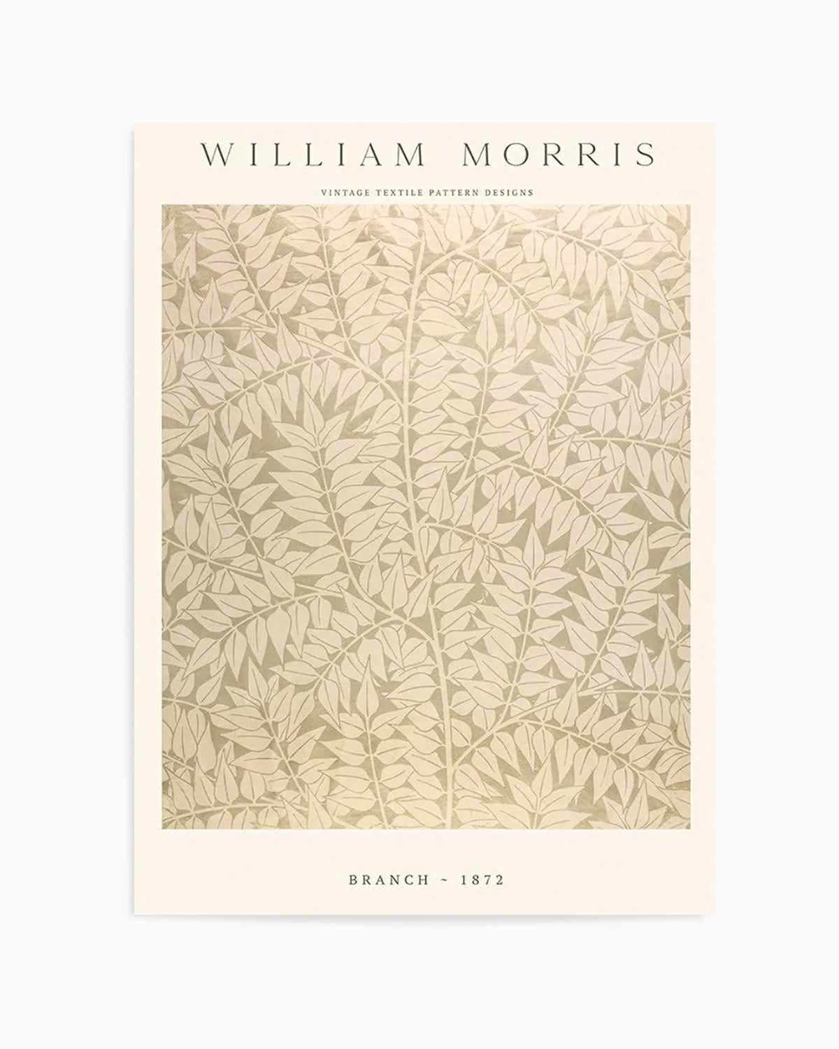 Branch by William Morris Art Print