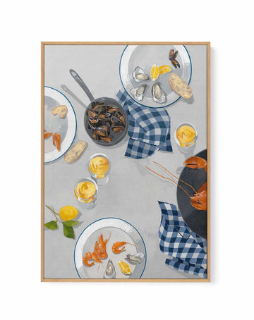 Break Out of The Shell by Cat Gerke | Framed Canvas Art Print from Olive et Oriel where you can shop wallpaper and artworks online