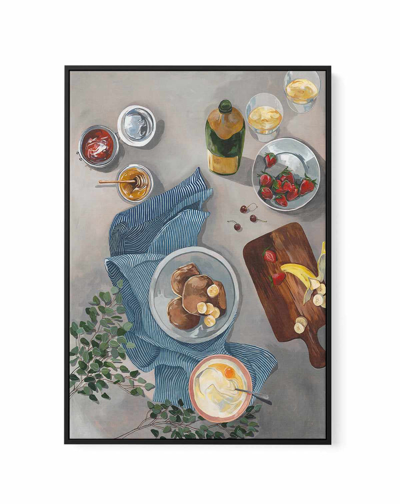 Breakfast of Champions by Cat Gerke | Framed Canvas Art Print