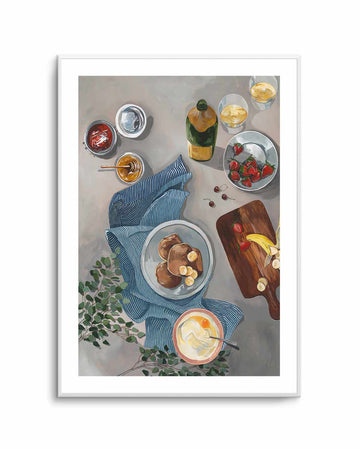 Breakfast of Champions by Cat Gerke | Art Print from Olive et Oriel where you can shop wallpaper and artworks online