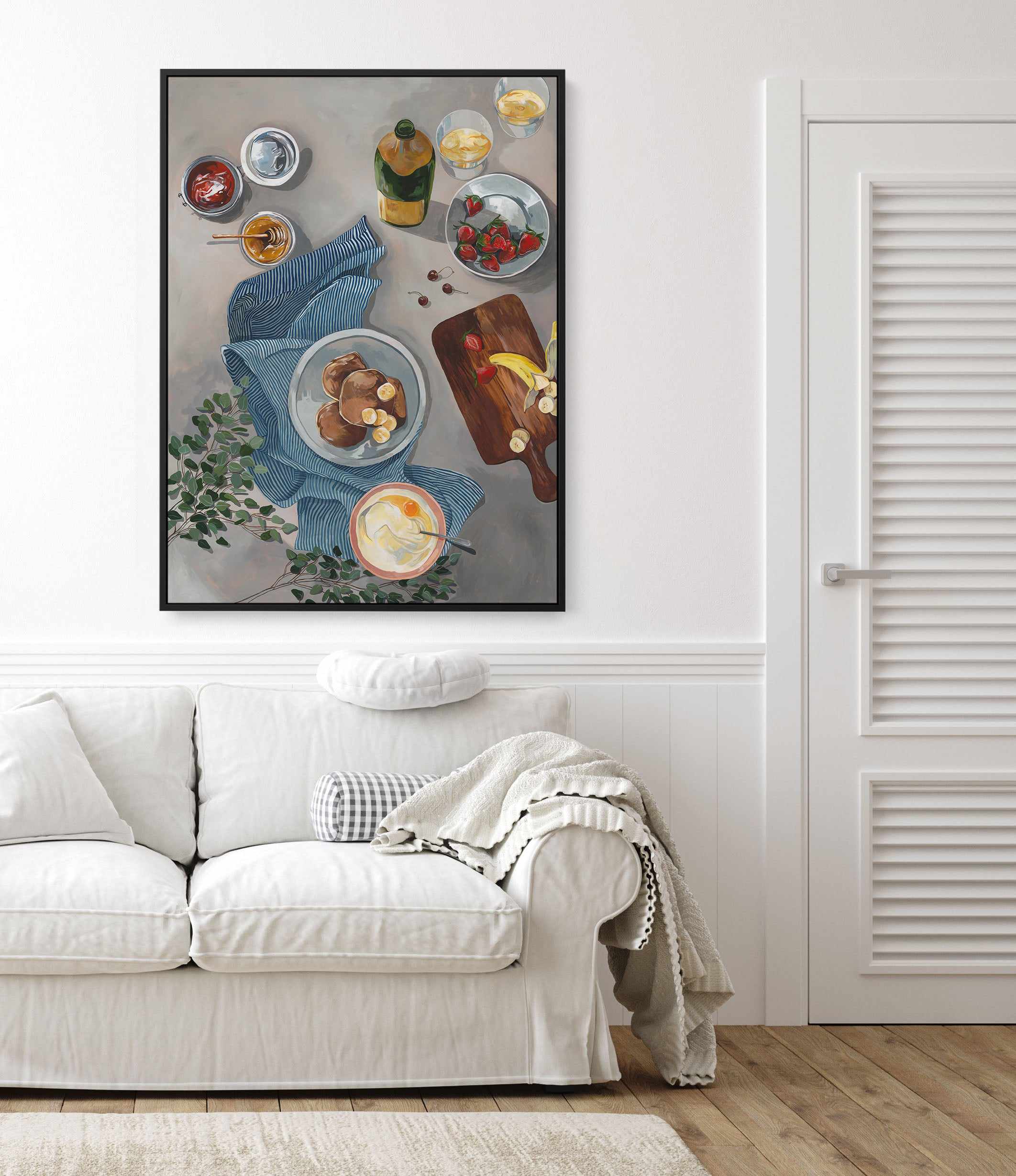 Breakfast of Champions by Cat Gerke | Framed Canvas Art Print