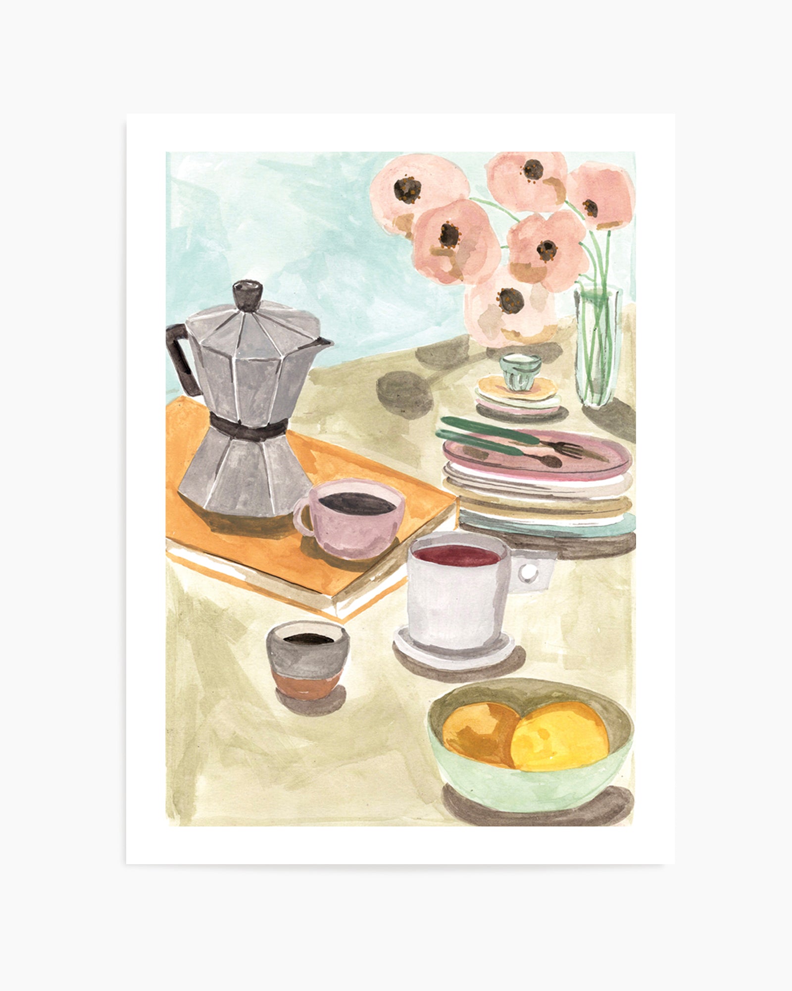 Breakfast Table by Laura Page | Art Print