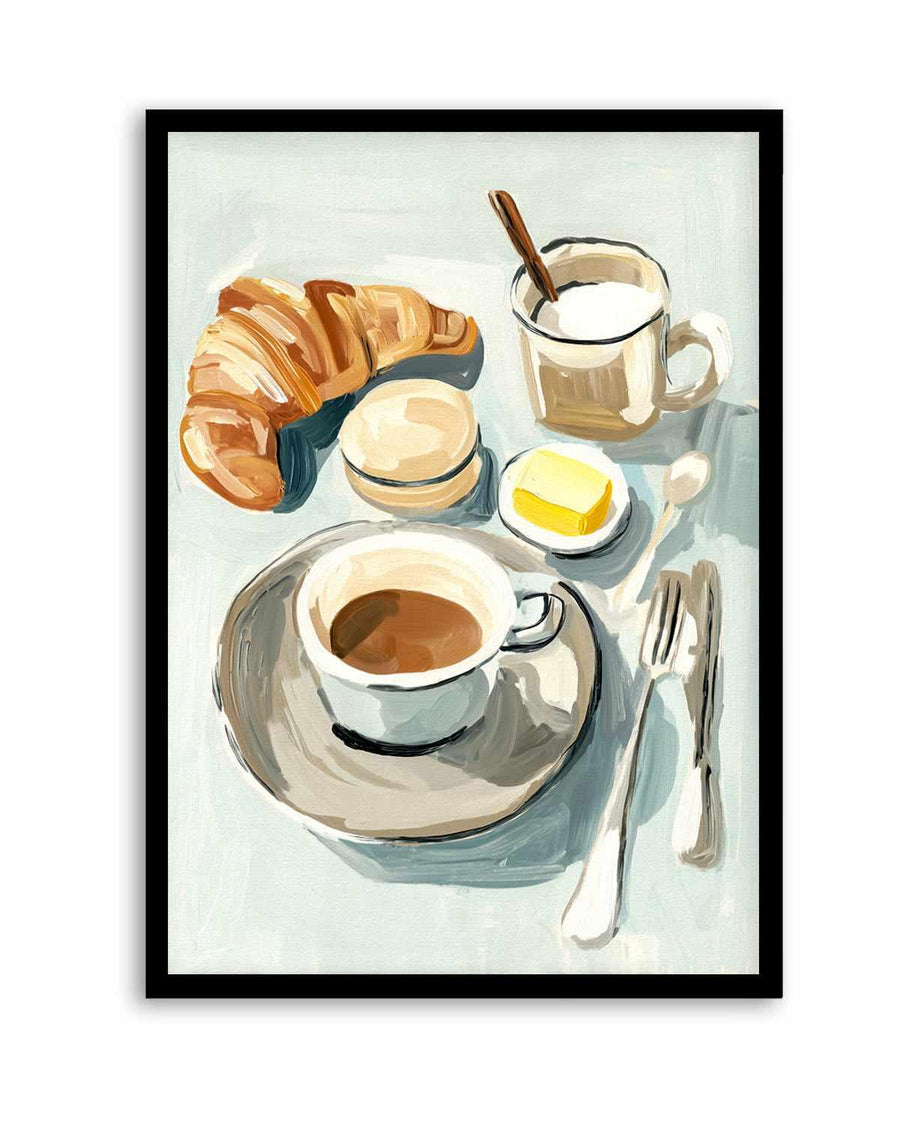 Breakfast for One | Art Print from Olive et Oriel where you can shop wallpaper and artworks online
