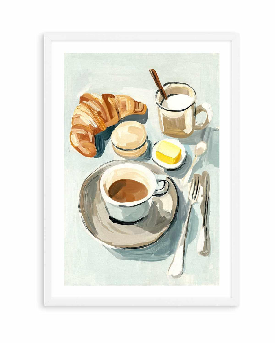 Breakfast for One | Art Print from Olive et Oriel where you can shop wallpaper and artworks online