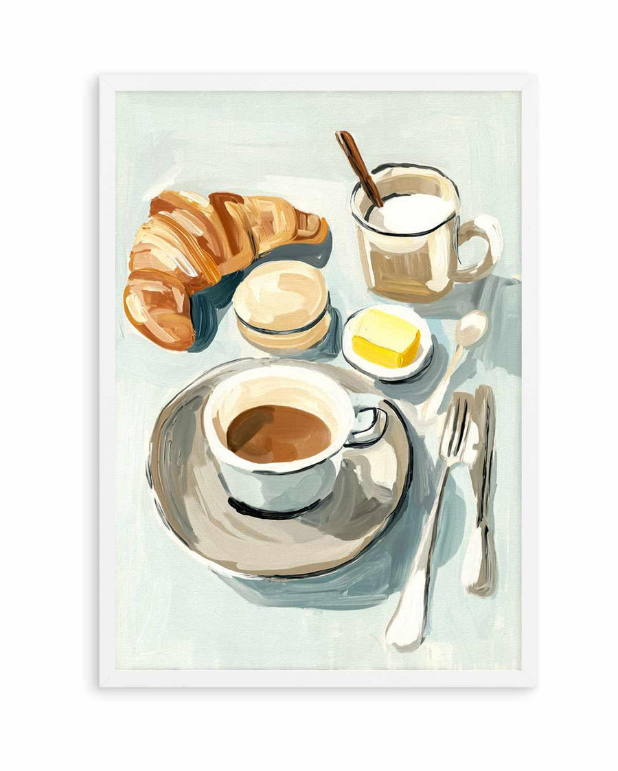 Breakfast for One | Art Print from Olive et Oriel where you can shop wallpaper and artworks online
