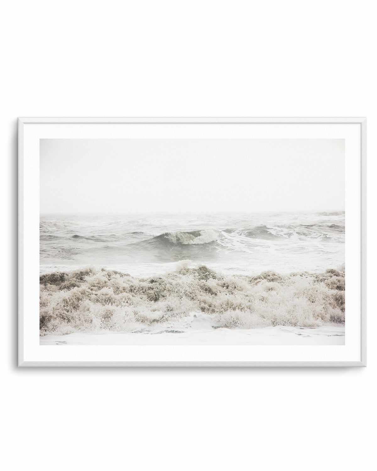 Breaking Waves by Design Fabrikken Art Print