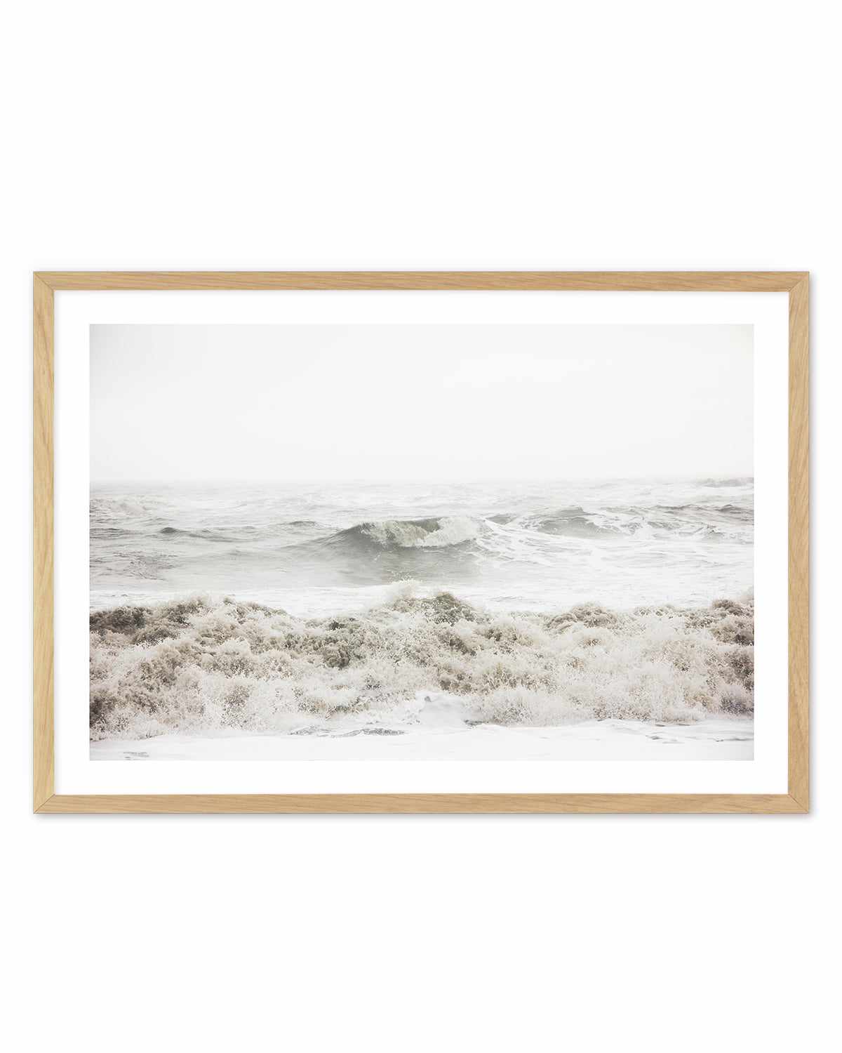 Breaking Waves by Design Fabrikken Art Print