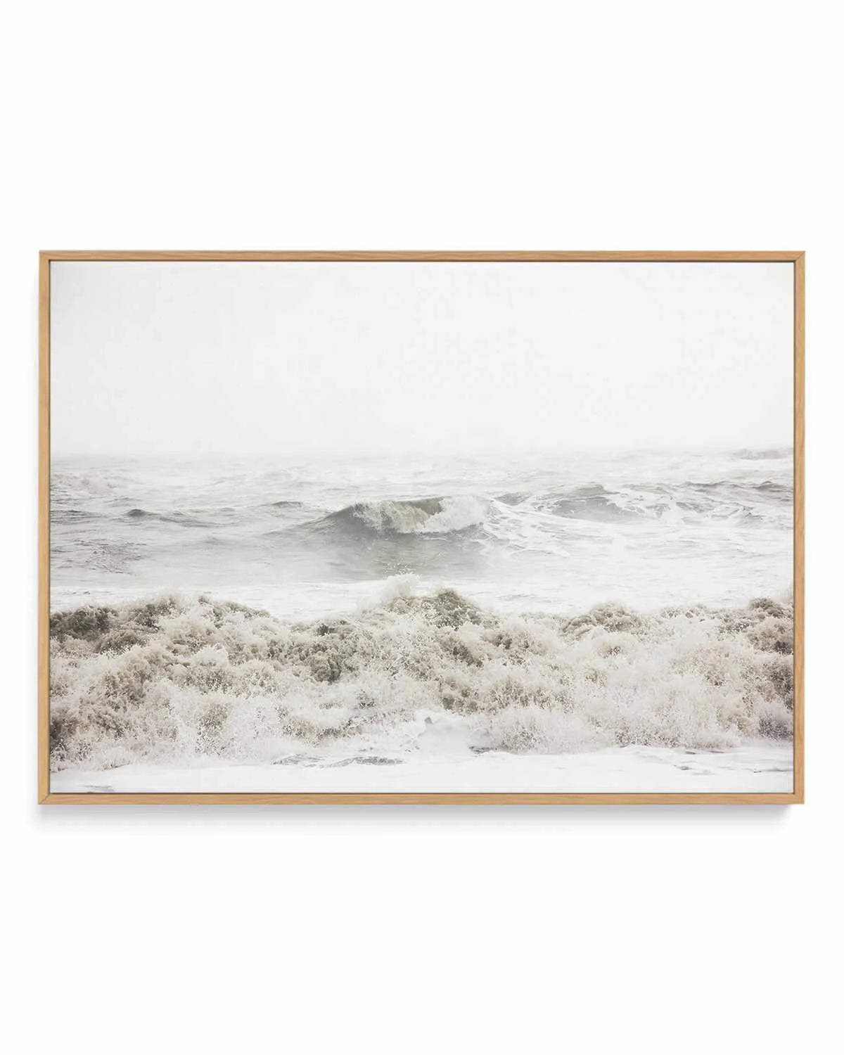 Breaking Waves by Design Fabrikken | Framed Canvas Art Print from Olive et Oriel where you can shop wallpaper and artworks online
