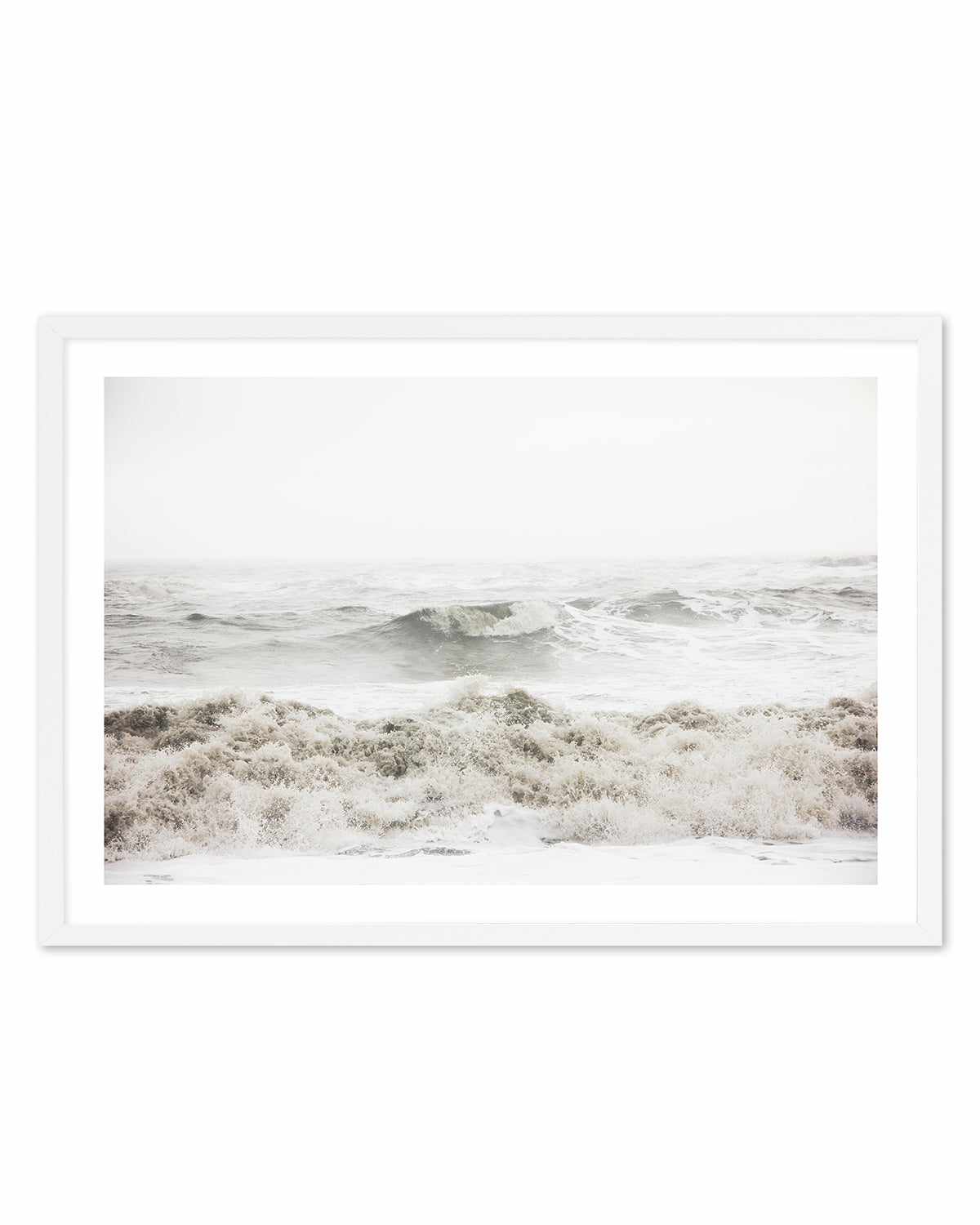 Breaking Waves by Design Fabrikken Art Print