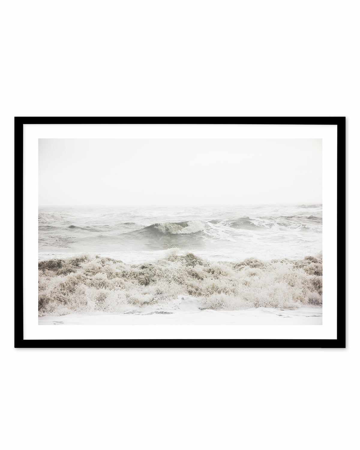 Breaking Waves by Design Fabrikken Art Print