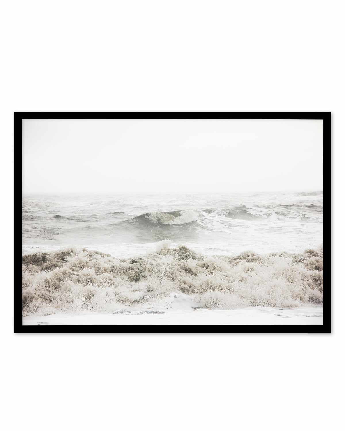 Breaking Waves by Design Fabrikken Art Print