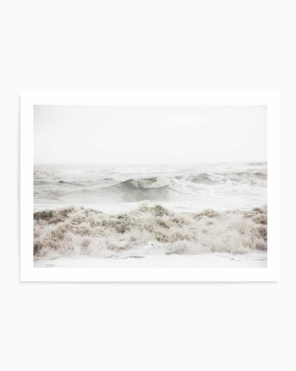 Breaking Waves by Design Fabrikken Art Print