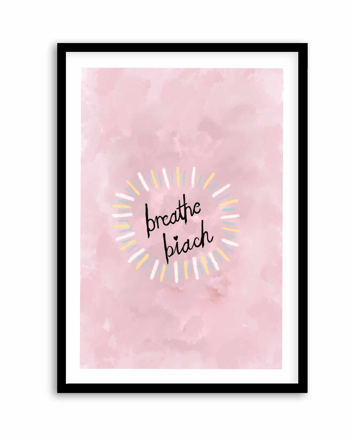 Breathe Biach | Art Print from Olive et Oriel where you can shop wallpaper and artworks online