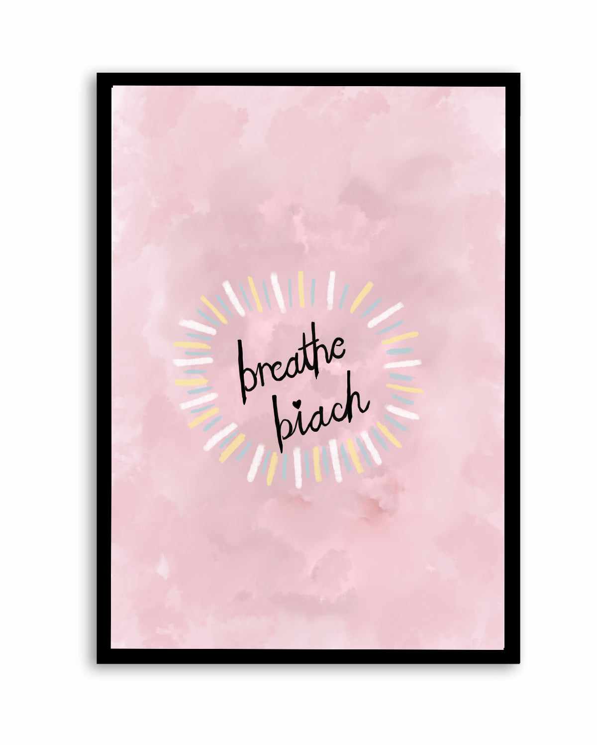 Breathe Biach | Art Print from Olive et Oriel where you can shop wallpaper and artworks online