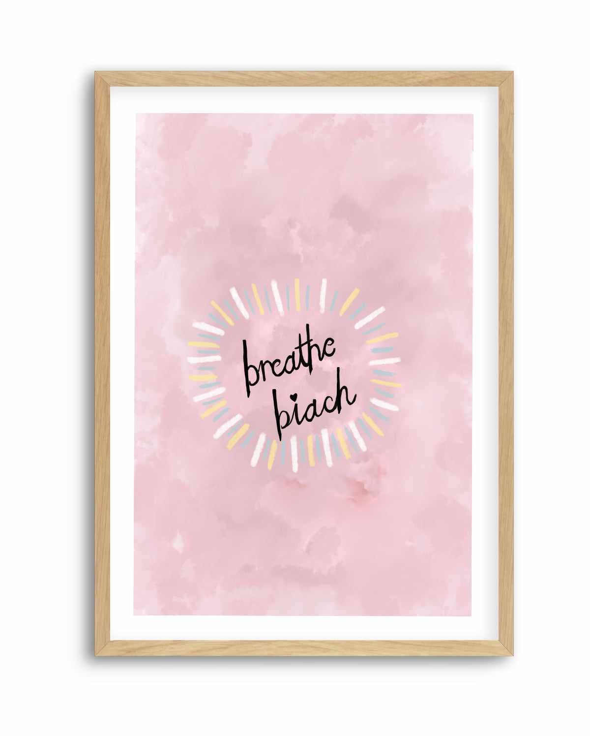 Breathe Biach | Art Print from Olive et Oriel where you can shop wallpaper and artworks online