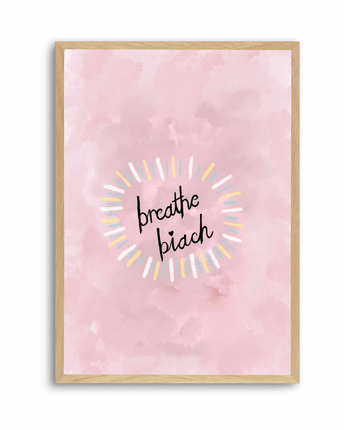 Breathe Biach | Art Print from Olive et Oriel where you can shop wallpaper and artworks online