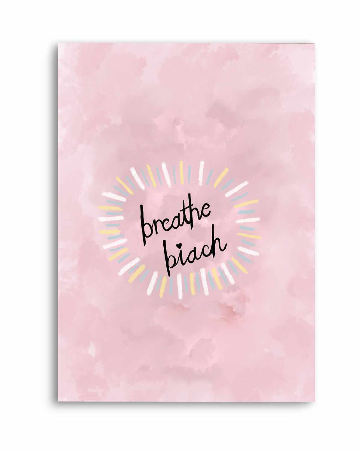 Breathe Biach | Art Print from Olive et Oriel where you can shop wallpaper and artworks online