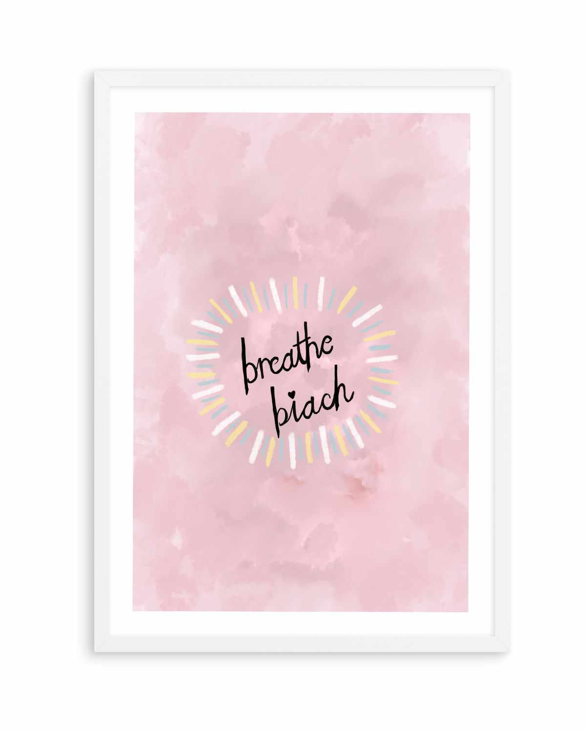 Breathe Biach | Art Print from Olive et Oriel where you can shop wallpaper and artworks online