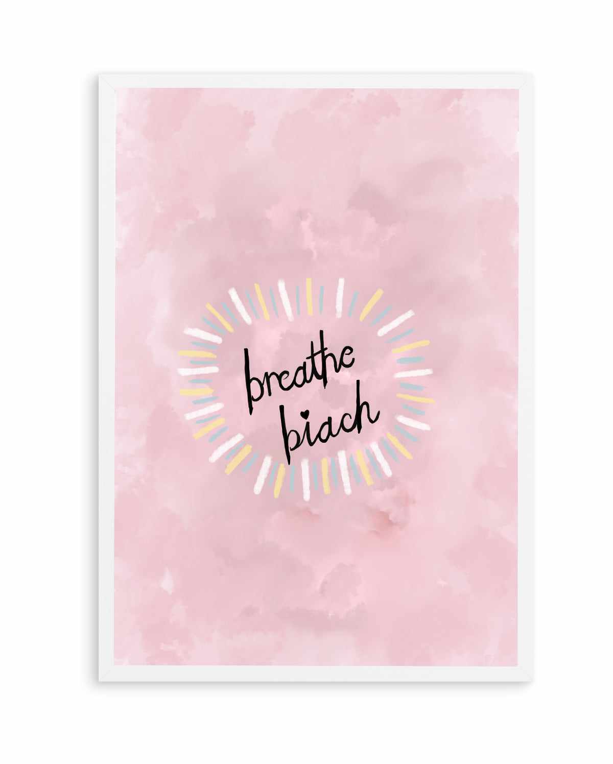 Breathe Biach | Art Print from Olive et Oriel where you can shop wallpaper and artworks online