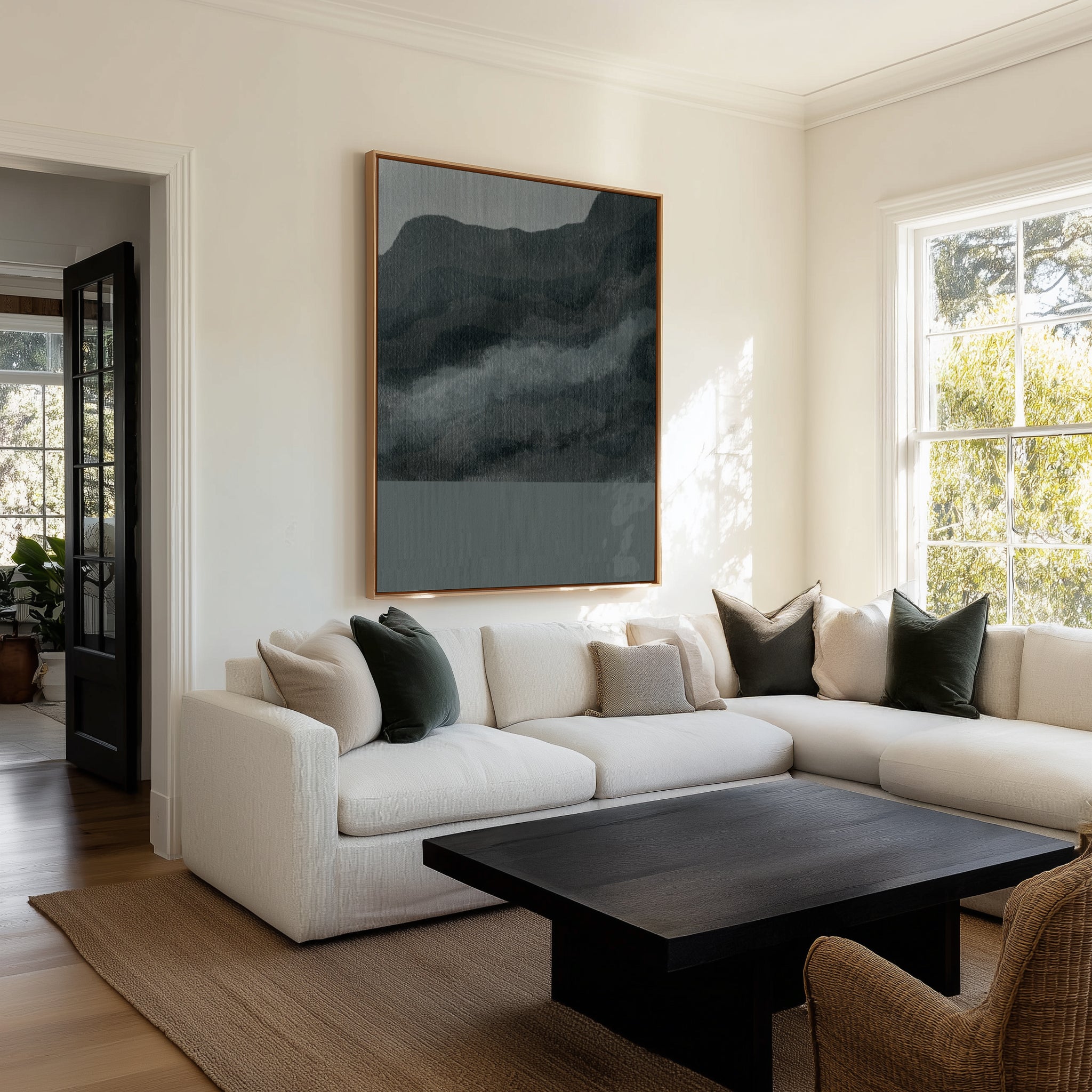 Breeze by Shatha Al Dafai | Framed Canvas Art Print