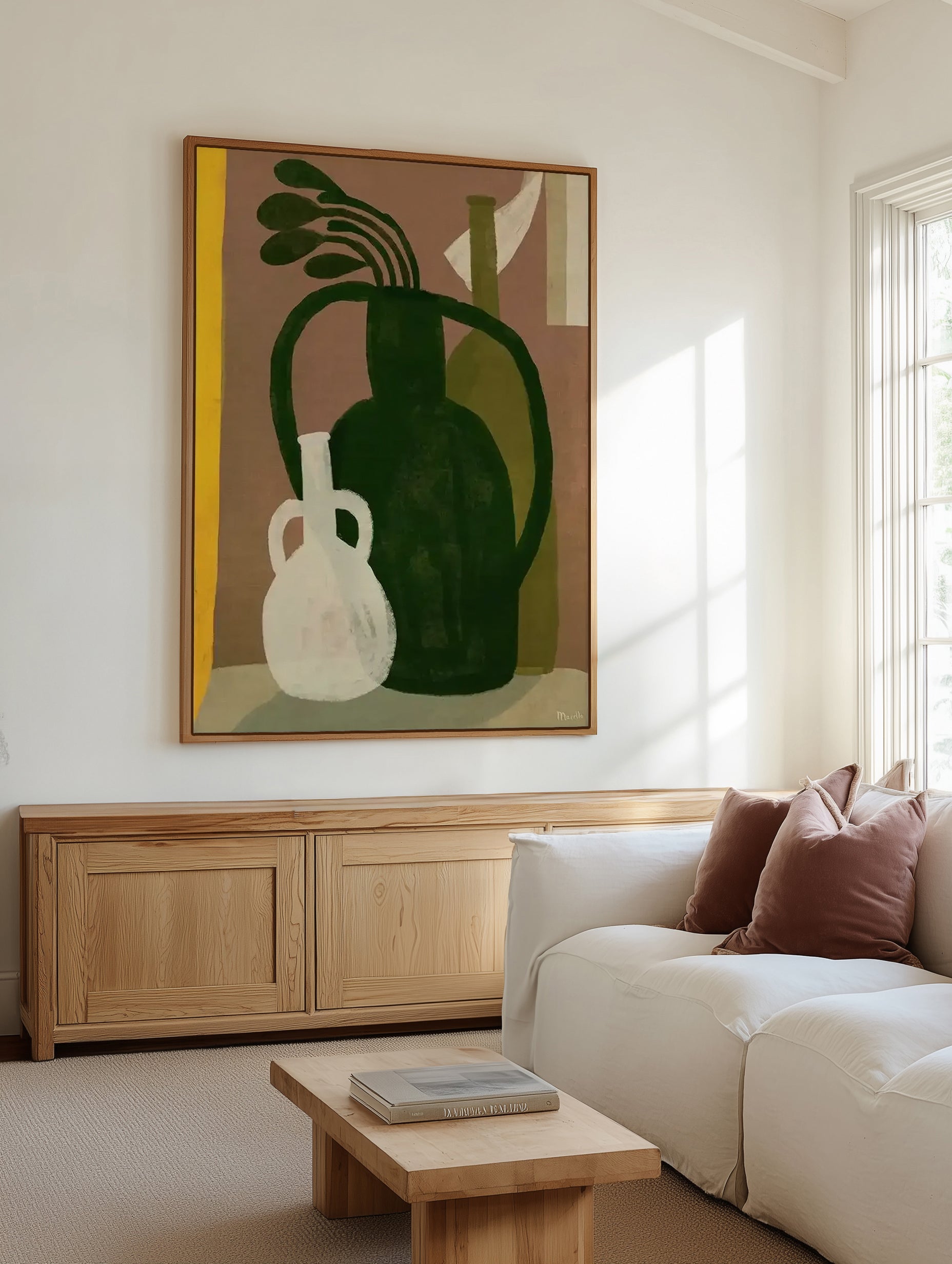 Breezy Room by Marco Marella | Framed Canvas Art Print