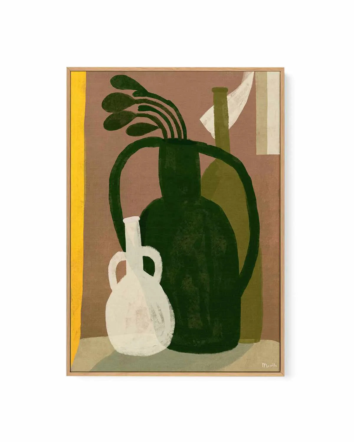 Breezy Room by Marco Marella | Framed Canvas Art Print from Olive et Oriel where you can shop wallpaper and artworks online