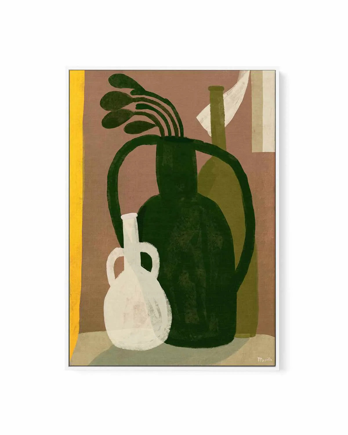 Breezy Room by Marco Marella | Framed Canvas Art Print from Olive et Oriel where you can shop wallpaper and artworks online