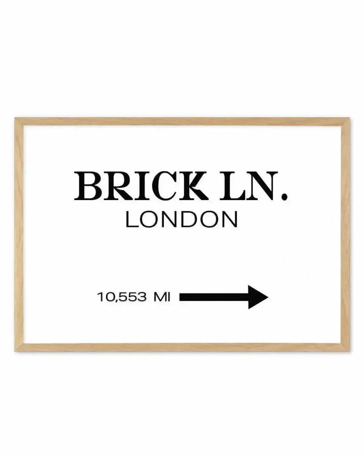 Brick Lane, London Art Print from Olive et Oriel where you can shop wallpaper and artworks online