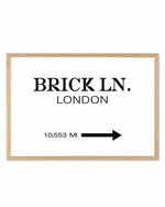 Brick Lane, London Art Print