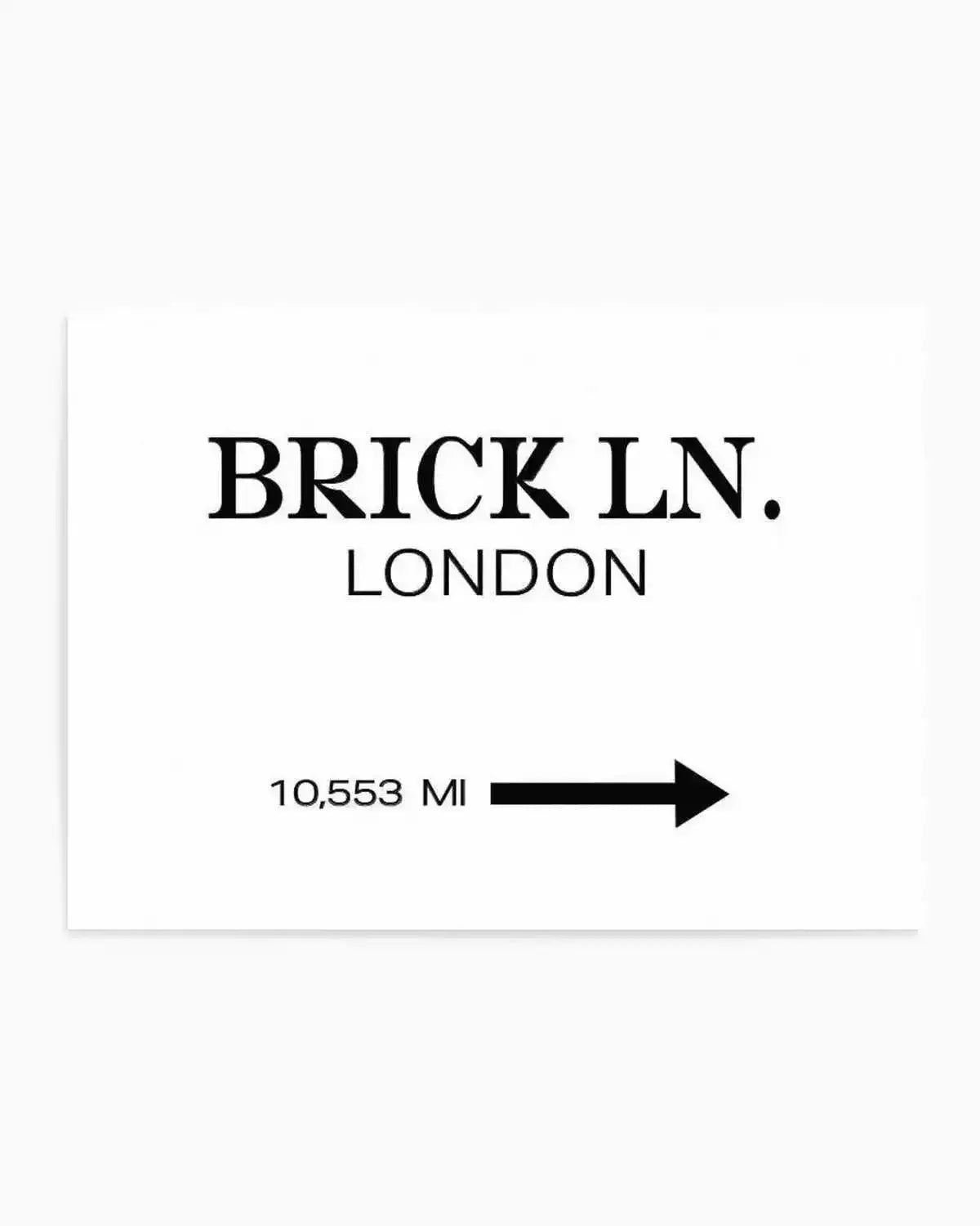 Brick Lane, London Art Print from Olive et Oriel where you can shop wallpaper and artworks online