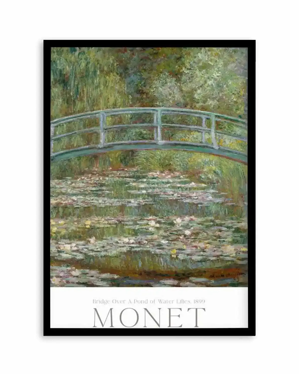 Bridge Over a Pond of Water Lilies 1899 by Claude Monet Art Print from Olive et Oriel where you can shop wallpaper and artworks online