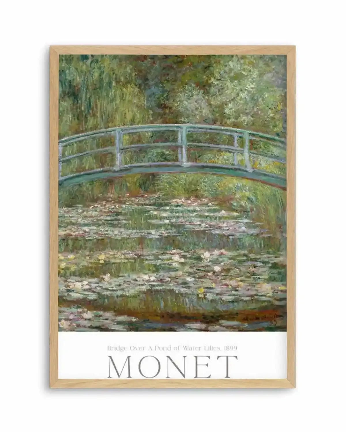 Bridge Over a Pond of Water Lilies 1899 by Claude Monet Art Print from Olive et Oriel where you can shop wallpaper and artworks online
