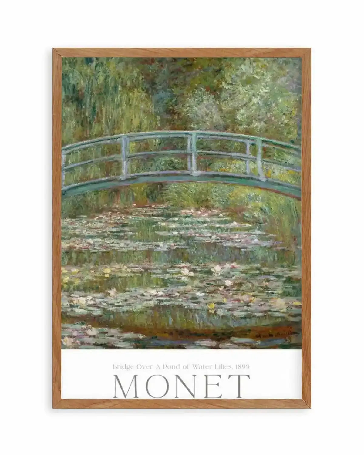 Bridge Over a Pond of Water Lilies 1899 by Claude Monet Art Print from Olive et Oriel where you can shop wallpaper and artworks online