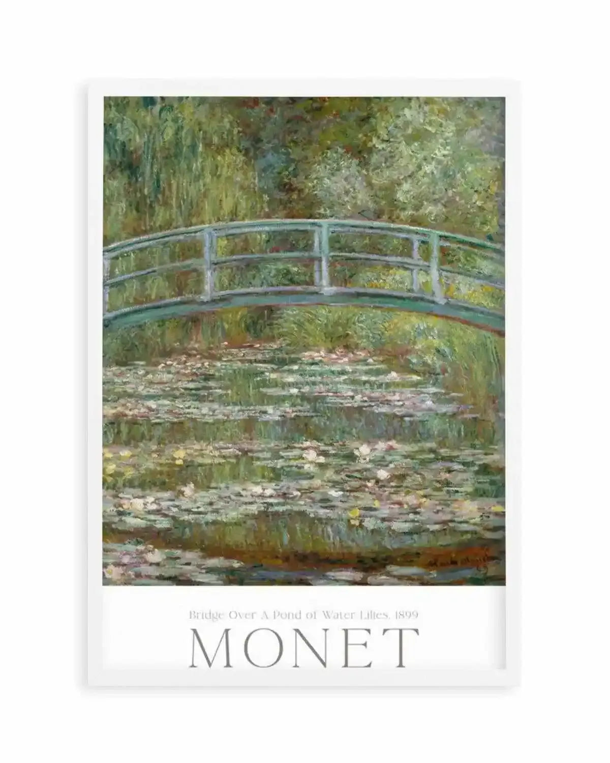 Bridge Over a Pond of Water Lilies 1899 by Claude Monet Art Print from Olive et Oriel where you can shop wallpaper and artworks online