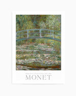 Bridge Over a Pond of Water Lilies 1899 by Claude Monet Art Print