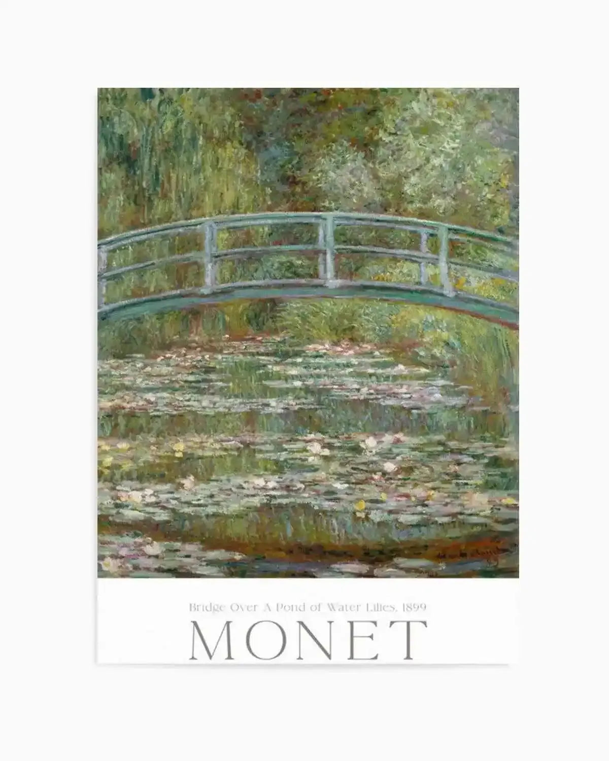 Bridge Over a Pond of Water Lilies 1899 by Claude Monet Art Print from Olive et Oriel where you can shop wallpaper and artworks online