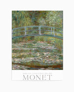 Bridge Over a Pond of Water Lilies 1899 by Claude Monet Art Print