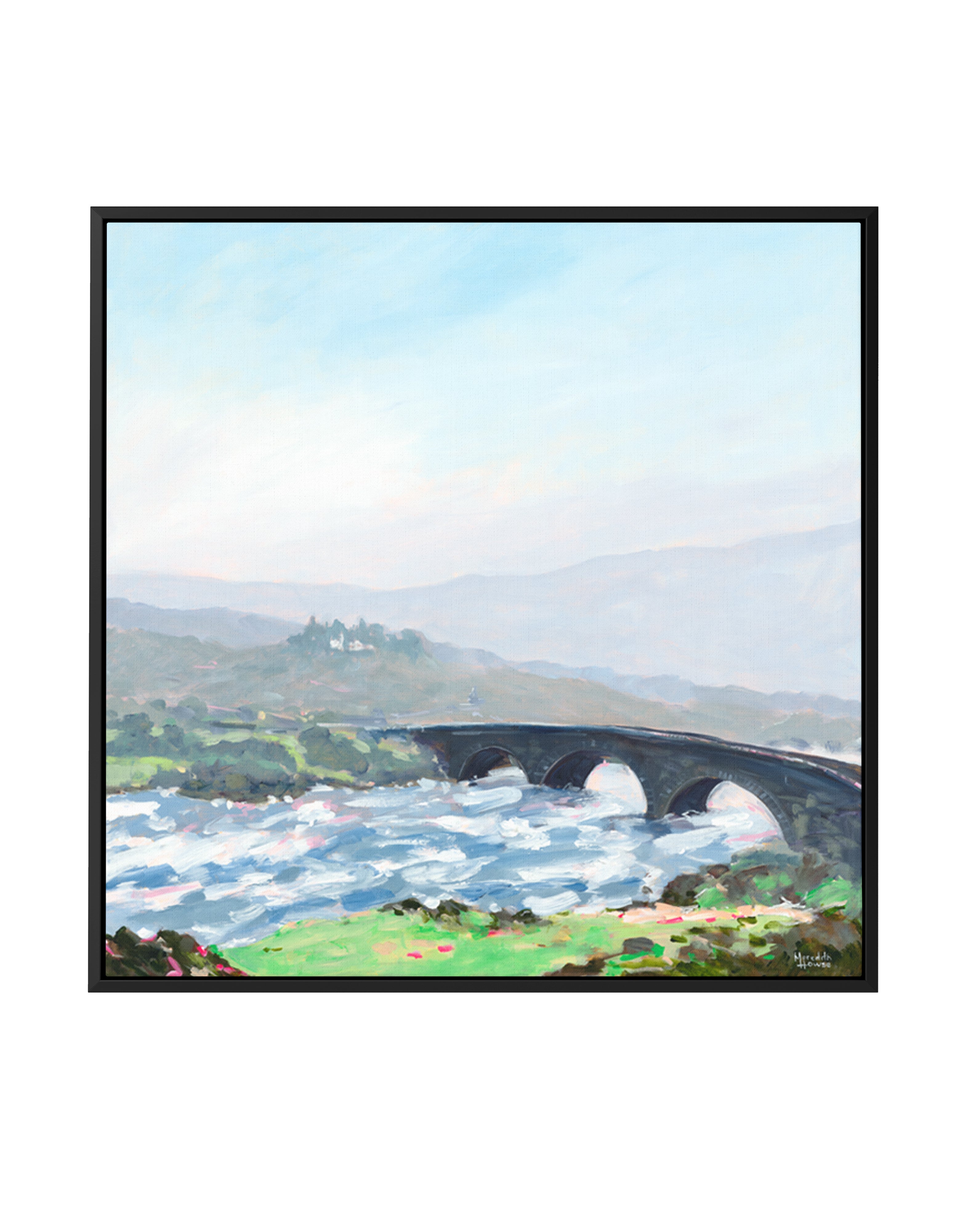 Bridge to Skye by Meredith Howse | Framed Canvas Art Print