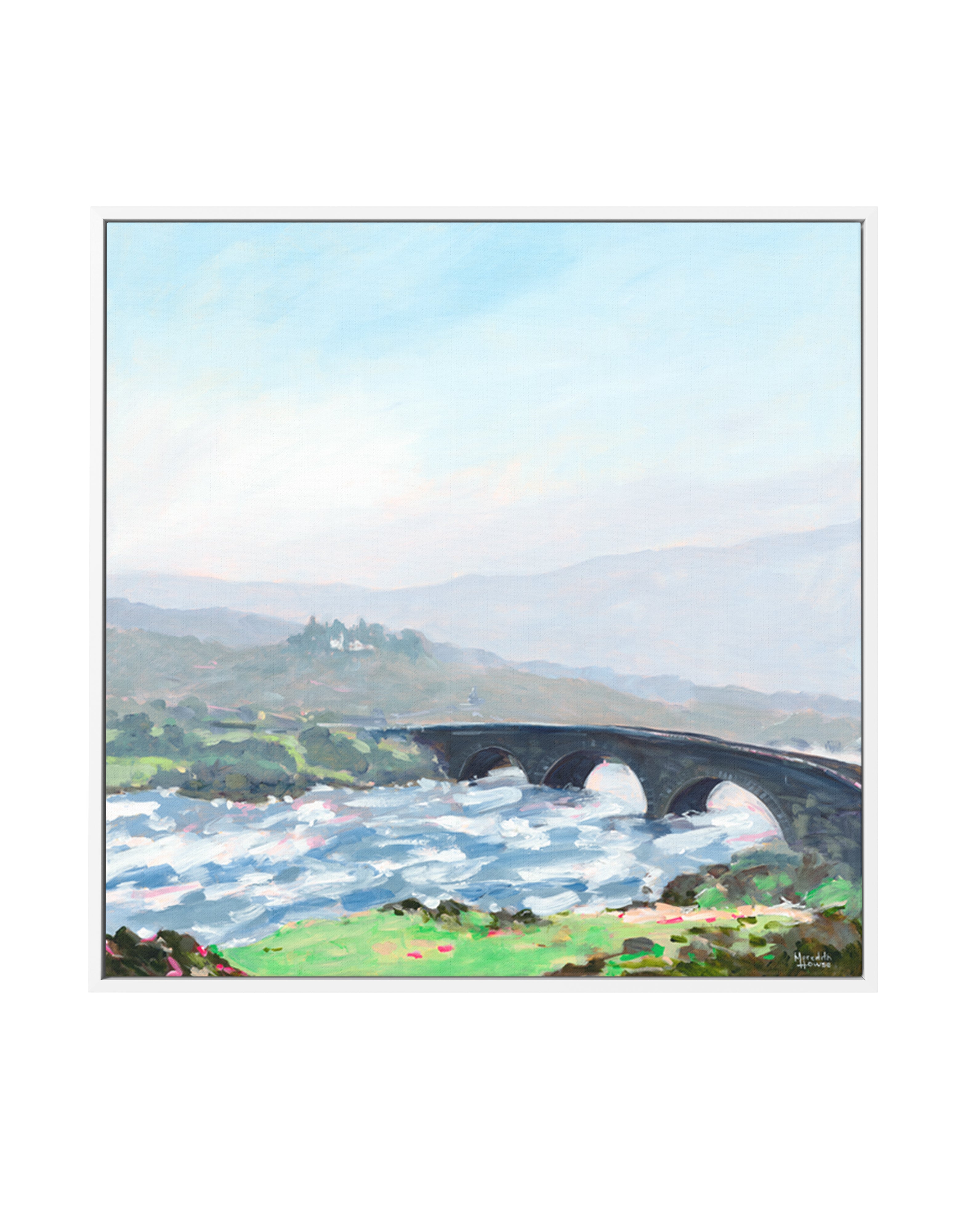 Bridge to Skye by Meredith Howse | Framed Canvas Art Print