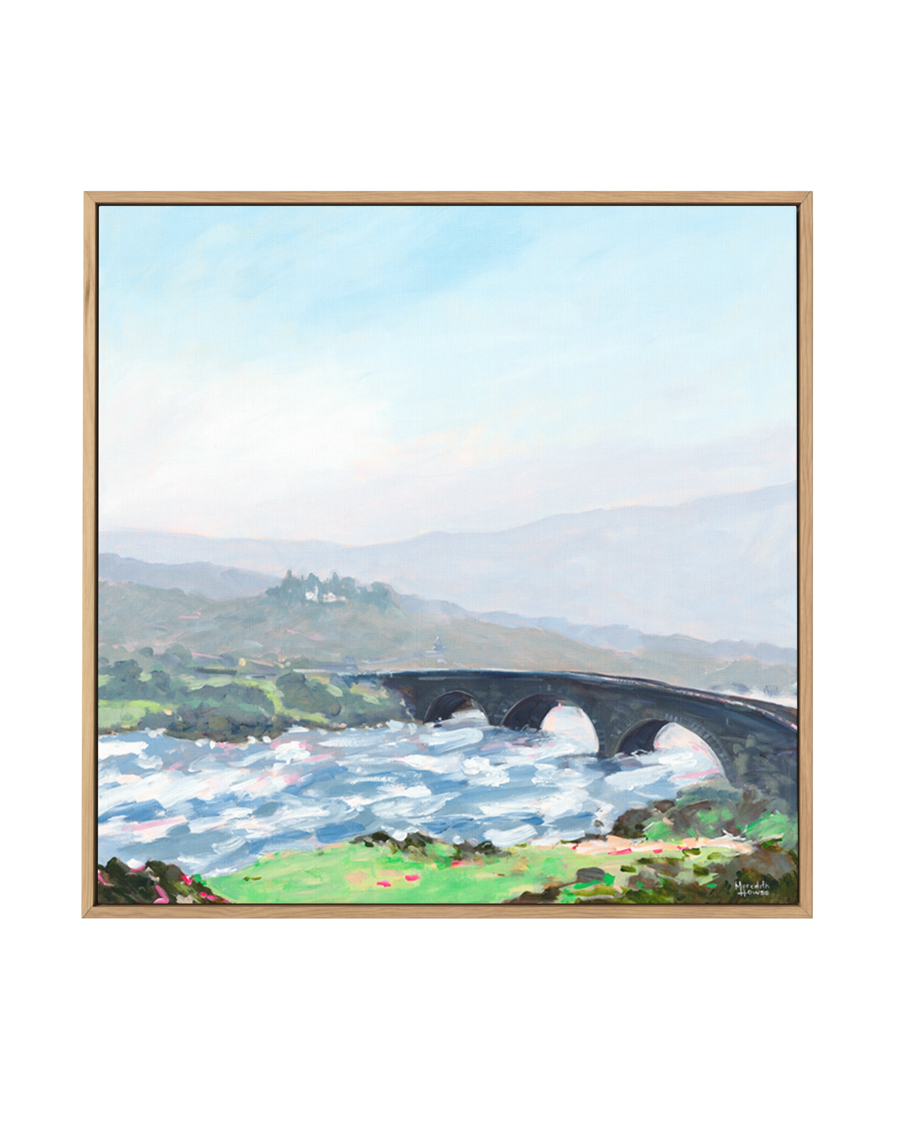 Bridge to Skye by Meredith Howse | Framed Canvas Art Print