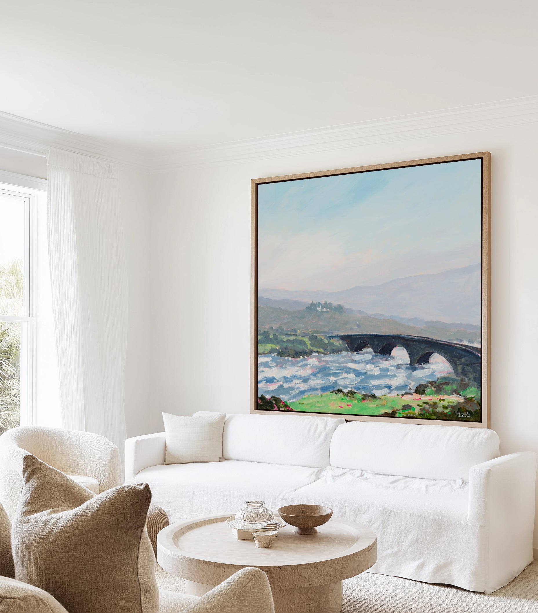 Bridge to Skye by Meredith Howse | Framed Canvas Art Print