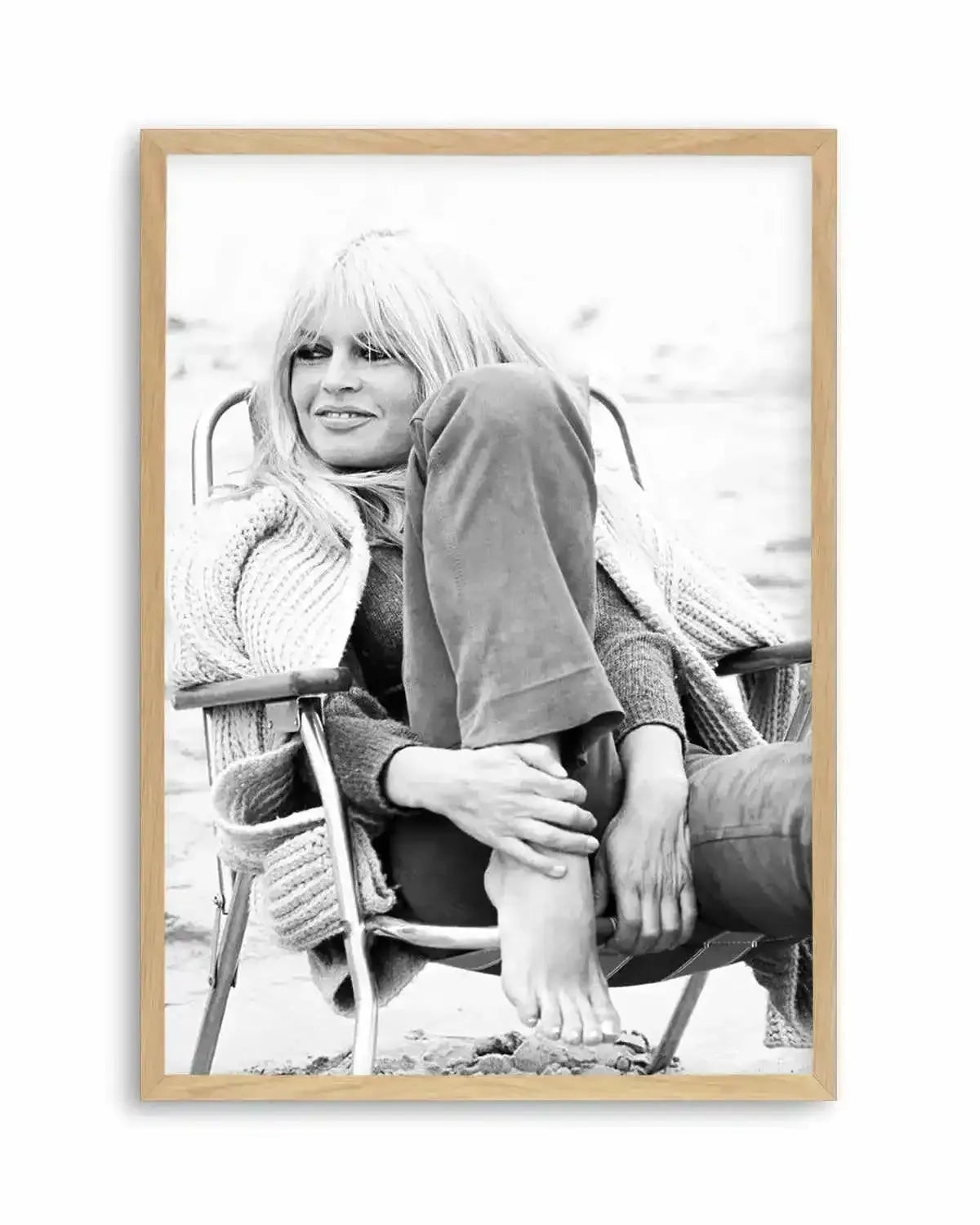 Brigitte Bardot III (B&W) Art Print from Olive et Oriel where you can shop wallpaper and artworks online