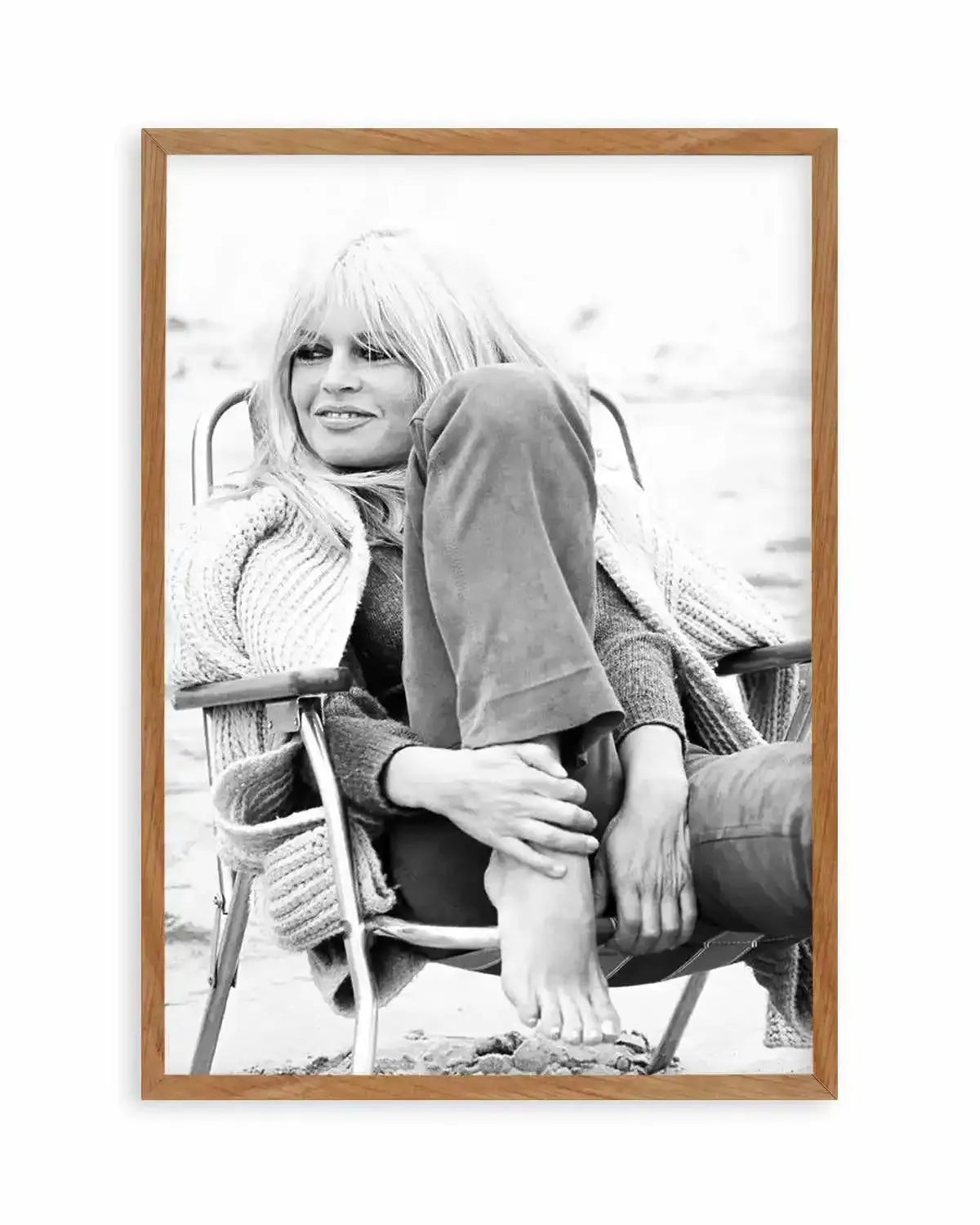 Brigitte Bardot III (B&W) Art Print from Olive et Oriel where you can shop wallpaper and artworks online