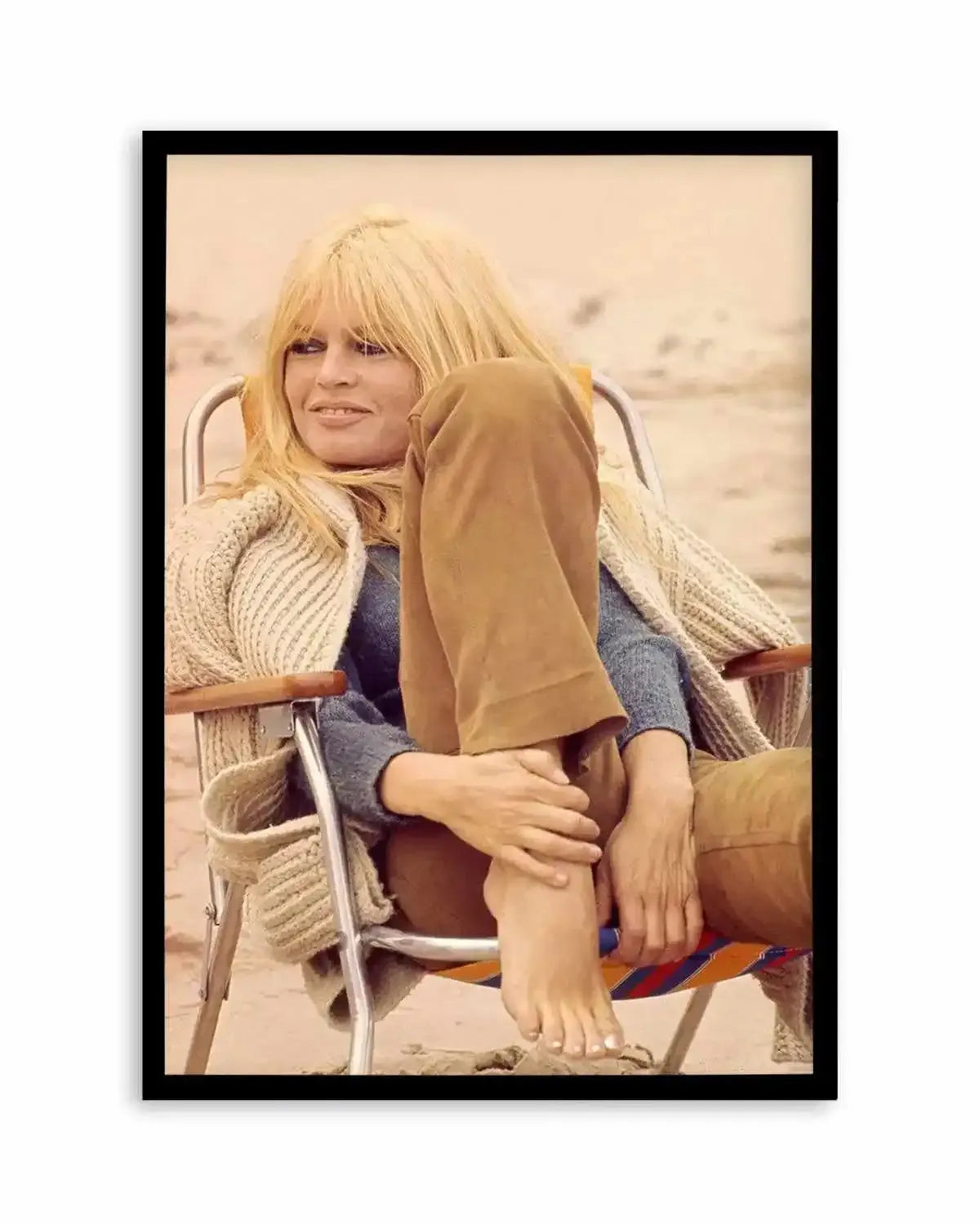 Brigitte Bardot III (Full Colour) Art Print from Olive et Oriel where you can shop wallpaper and artworks online