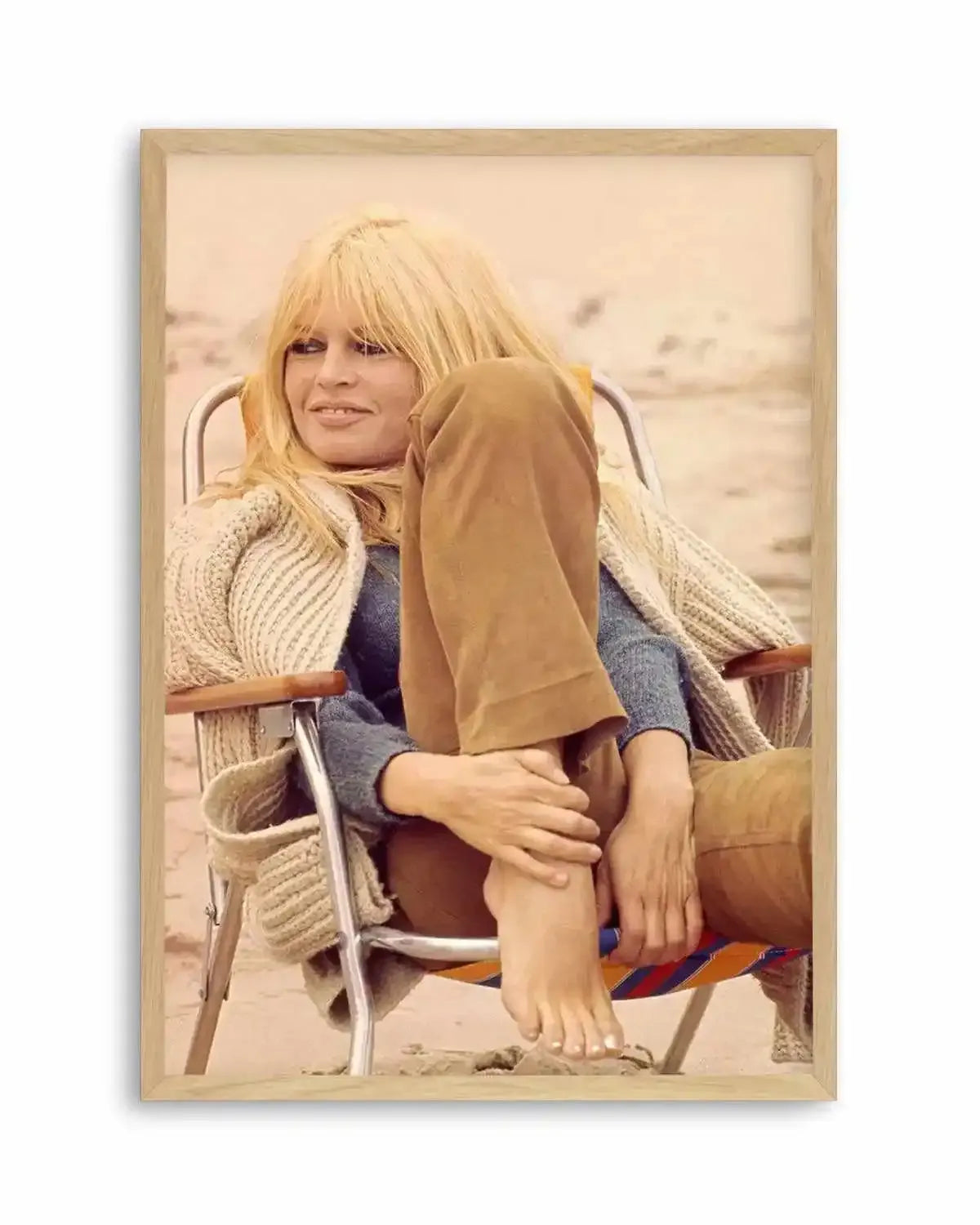 Brigitte Bardot III (Full Colour) Art Print from Olive et Oriel where you can shop wallpaper and artworks online