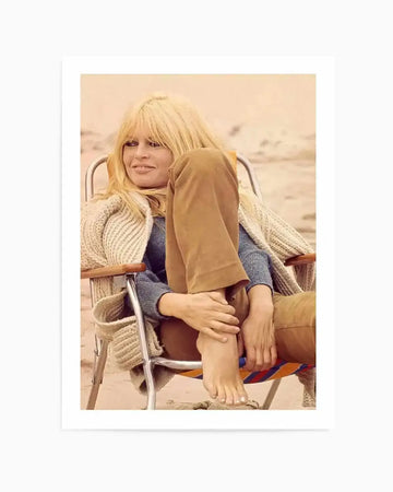 Brigitte Bardot III (Full Colour) Art Print from Olive et Oriel where you can shop wallpaper and artworks online