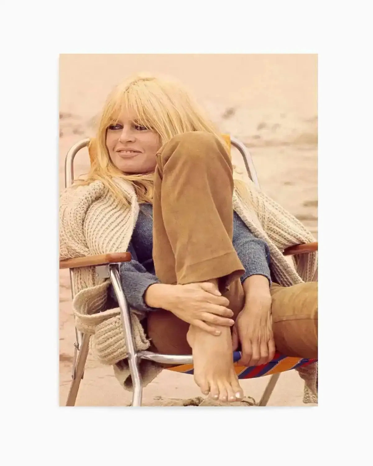 Brigitte Bardot III (Full Colour) Art Print from Olive et Oriel where you can shop wallpaper and artworks online